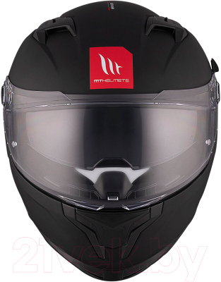 Мотошлем MT Helmets Braker SV Solid (L, глянцевый черный)