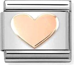 Звено для браслета NominatioN Золотое сердце 430104/37 - фото