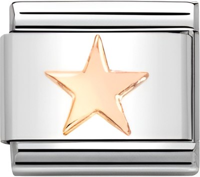Звено для браслета NominatioN Золотое звезда 430104/42 - фото