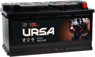 Автомобильный аккумулятор Ursa Extra Power 6СТ R+ - фото