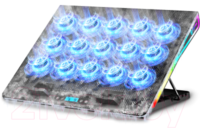 Подставка для ноутбука Evolution LCS-09 RGB с активным охлаждением