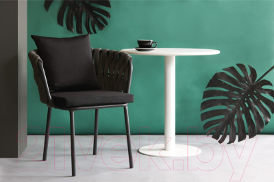 Стул садовый Bergenson Bjorn Braid / BB0000812 (серый/черный)