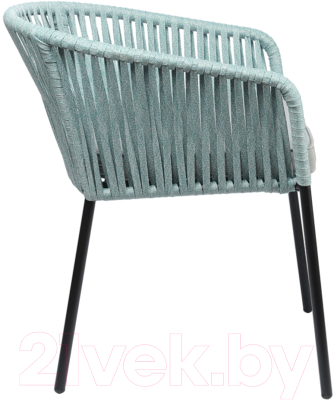 Стул садовый Bergenson Bjorn Reed / BB0000814 (черный/серо-голубой)