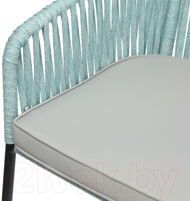 Стул садовый Bergenson Bjorn Reed / BB0000814 (черный/серо-голубой)