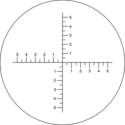 Подзорная труба Veber PF 5x20 с сеткой / 30704