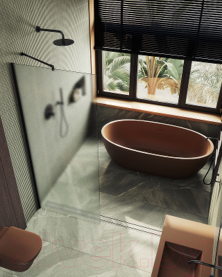 Душевая стенка MaybahGlass 109x195 / MGD-680-6ш