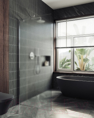 Душевая стенка MaybahGlass 109x195 / MGD-680-4ш