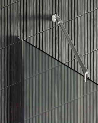 Душевая стенка MaybahGlass 109x195 / MGD-680-4ш