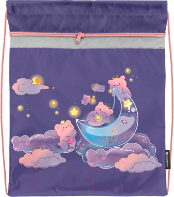 Мешок для обуви Schoolformat Мишки волшебники / МОМК-МВ - фото