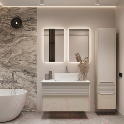 Тумба под умывальник ЗОВ Позитано 100 / MP1000110-KP13W