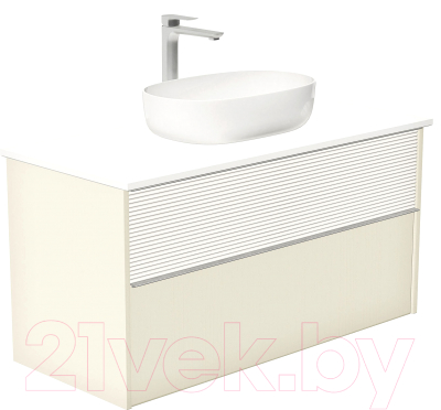 Тумба под умывальник ЗОВ Позитано 120 / MP1200110-KP13W