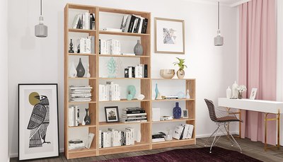 Стеллаж Polini Kids Home Smart Вертикальный / 0002288.171