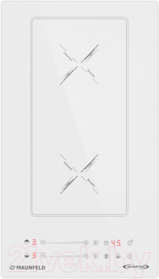 Индукционная варочная панель Maunfeld CVI292S2BWHA Inverter - фото