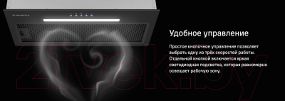 Вытяжка скрытая Maunfeld Trapeze 603EM