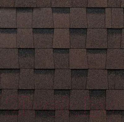 Черепица Технониколь Shinglas Фазенда Коричневый / 4D4X21-0712RUS - фото