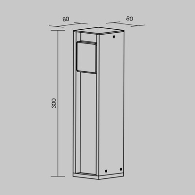 Блок розеточный Maytoni Socket O459FL-GF01SC