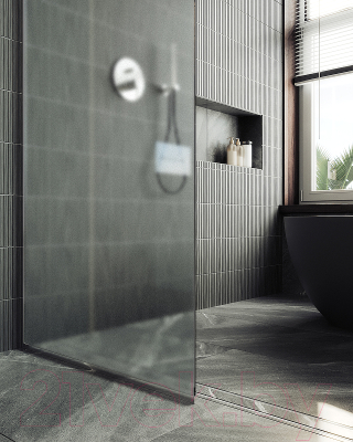 Душевая стенка MaybahGlass 119x195 / MGD-688-4у