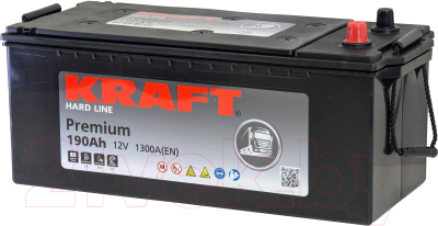 Автомобильный аккумулятор KrafT Premium Евро / 195G51R.