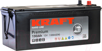 Автомобильный аккумулятор KrafT Premium Евро / 195G51R.