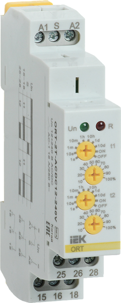 Реле времени IEK ORT-2T-ACDC12-240V - фото