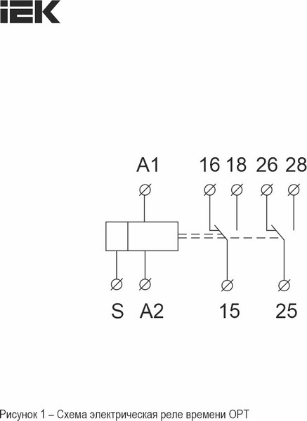 Реле времени IEK ORT-2T-ACDC12-240V
