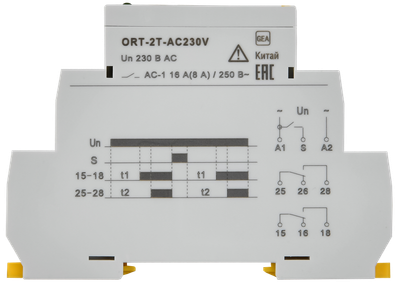Реле времени IEK ORT-2T-AC230V