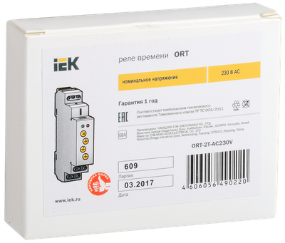 Реле времени IEK ORT-2T-AC230V