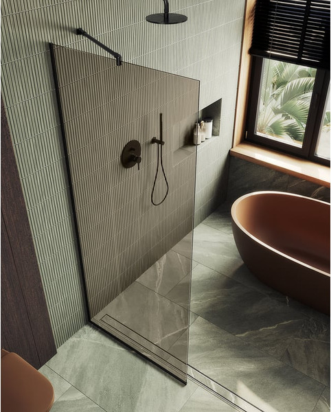 Душевая стенка MaybahGlass 69x195 / MGD-702-6у