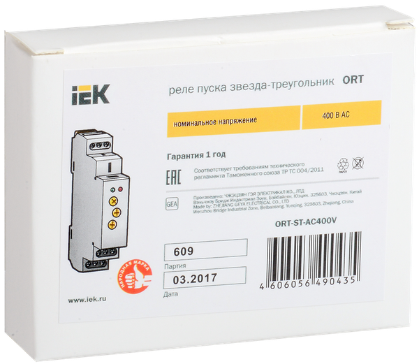 Реле времени IEK ORT-ST-AC400V