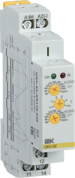 Реле напряжения IEK ORV-02-AD110-240 - фото