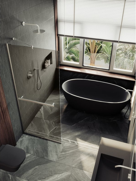 Душевая стенка MaybahGlass 69x195 / MGD-721-5у
