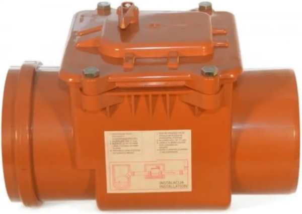 Обратный клапан для наружной канализации Политэк ТПК 160