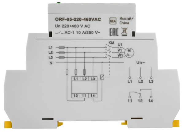 Реле контроля фаз IEK ORF-05-220-460VAC