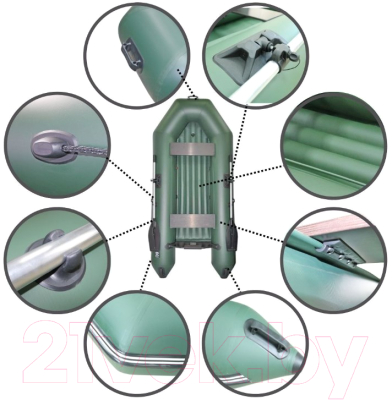 Надувная лодка Муссон 2800 НД