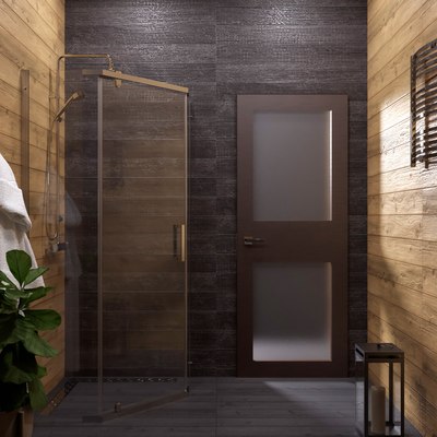 Душевой уголок Triton Дека 100x100 (хром, с поддоном)