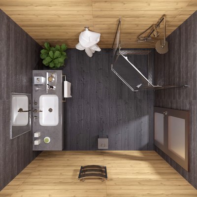 Душевой уголок Triton Дека 100x100 (хром, с поддоном)