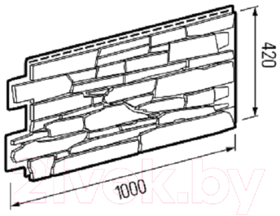 Фасадная панель Технониколь Оптима Камень
