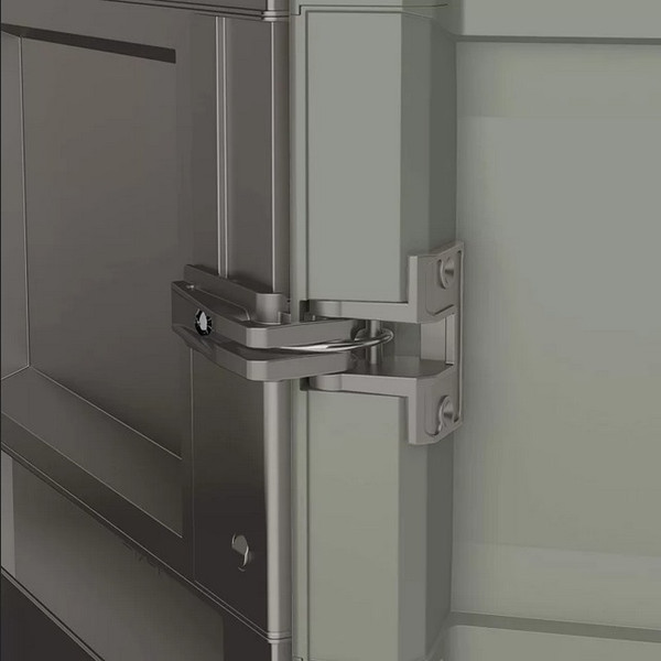 Шкаф уличный Keter Linear Wood / 248100