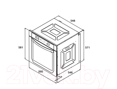 Электрический духовой шкаф Schtoff Decor 2100