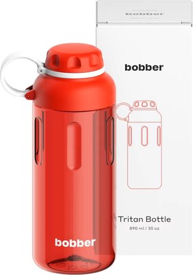 Бутылка для воды Bobber Tritan Bottle-890 Cayenne Red