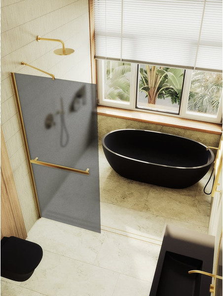 Душевая стенка MaybahGlass 69x195 / MGD-724-3ш