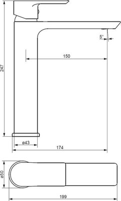 Смеситель Damixa Apollo 470250000