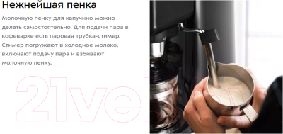 Кофеварка эспрессо Kitfort КТ-7259