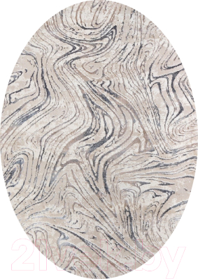 Коврик Kartal Afina NR24C-GRAY-OVAL - фото