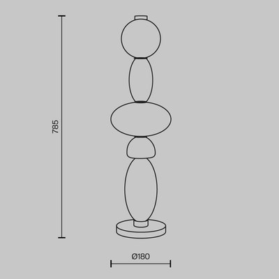 Декоративное освещение Maytoni Modern MOD297TL-L24BS3K