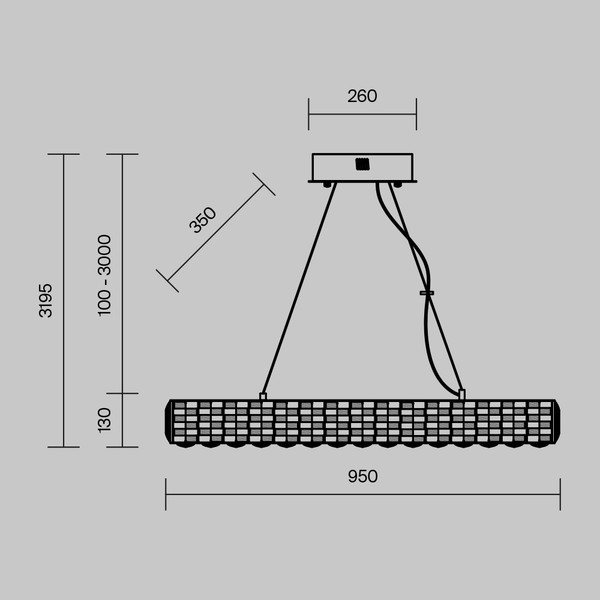 Потолочный светильник Maytoni Modern MOD336PL-L130G3K