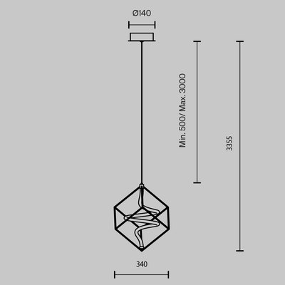 Потолочный светильник Maytoni Modern MOD345PL-L11BS3K