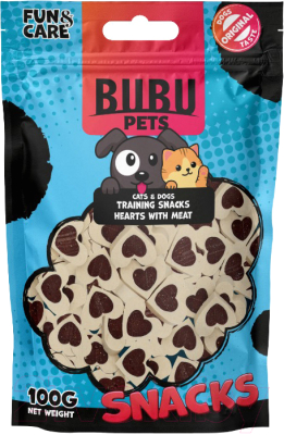 Лакомство для животных Bubu Pets Сердечки для дрессировки / PS0068 - фото