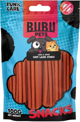 Лакомство для животных Bubu Pets Палочки из мяса ягненка, мягкие / PS0074 - фото
