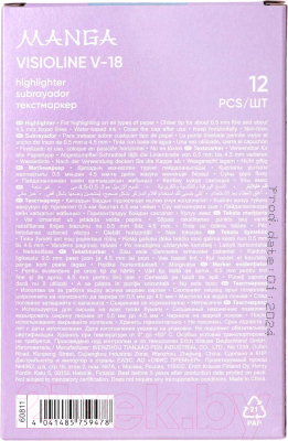 Текстовыделитель Erich Krause Visioline V-18 Manga / 60811